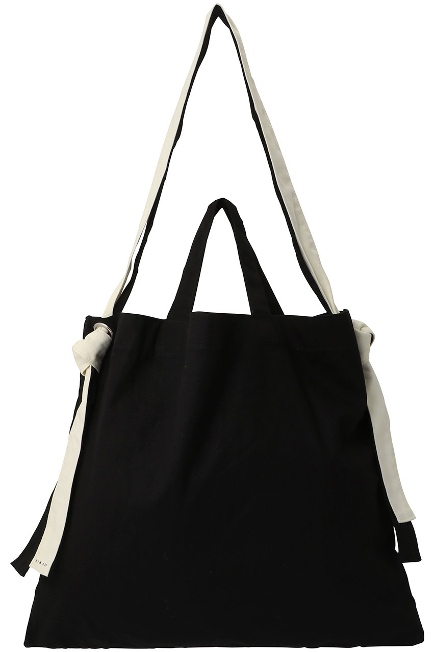 RIM.ARK Canvas shoulder bag/バッグ (ブラック, FREE) リムアーク ELLE SHOP