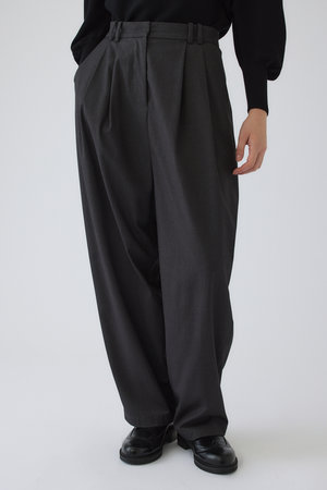 リムアーク/RIM.ARKのW tuck wide slacks/スラックス(110600/110601)