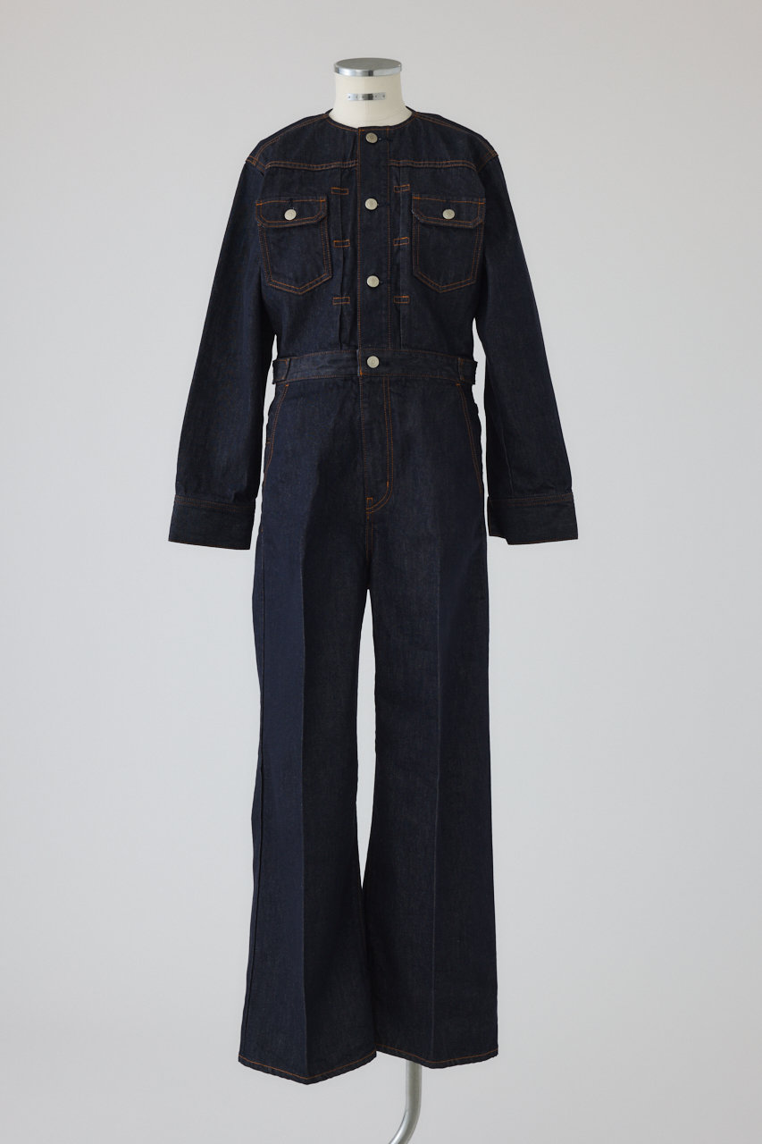 RIM.ARK Denim jumpsuit/ジャンプスーツ (インディゴ, 36) リムアーク ELLE SHOP