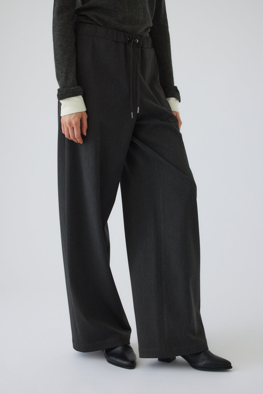 RIM.ARK Cozy wide pants/パンツ (ダークグレー, 38) リムアーク ELLE SHOP