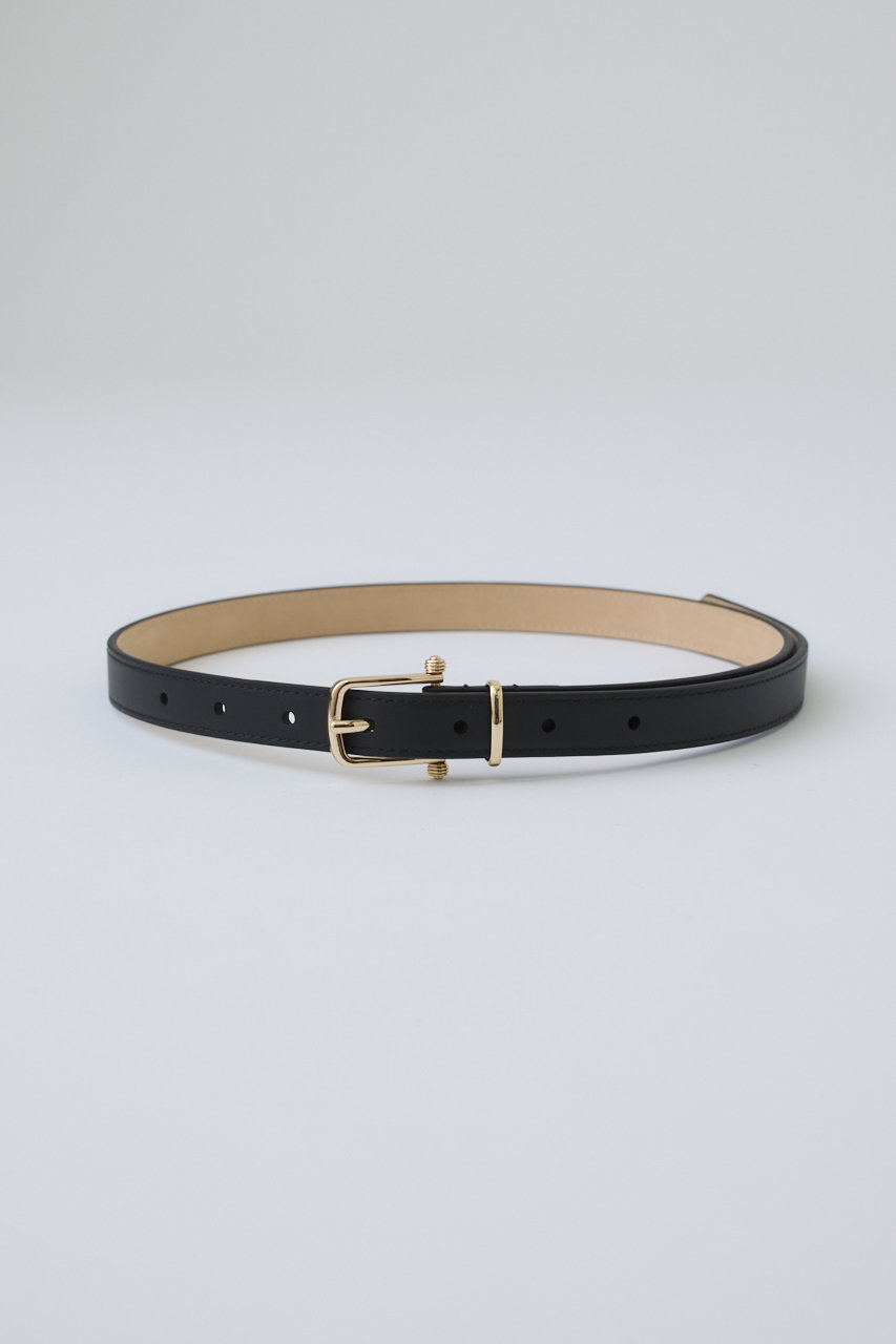 RIM.ARK Ornate buckle leather belt/ベルト (ゴールド, FREE) リムアーク ELLE SHOP