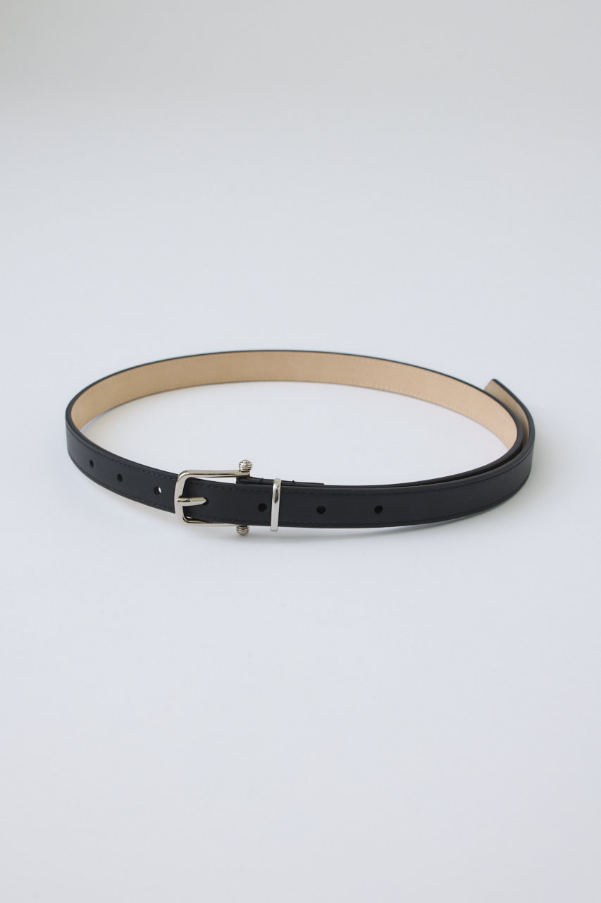 RIM.ARK Ornate buckle leather belt/ベルト (シルバー, FREE) リムアーク ELLE SHOP