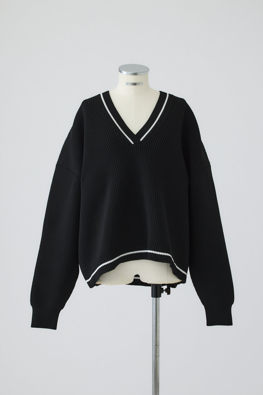 RIM.ARK New trad knit tops/トップス (ブラック, FREE) リムアーク ELLE SHOP
