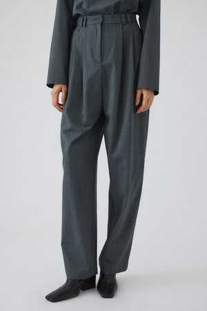 リムアーク/RIM.ARKのW tuck wool slacks/スラックス(110600/110601)