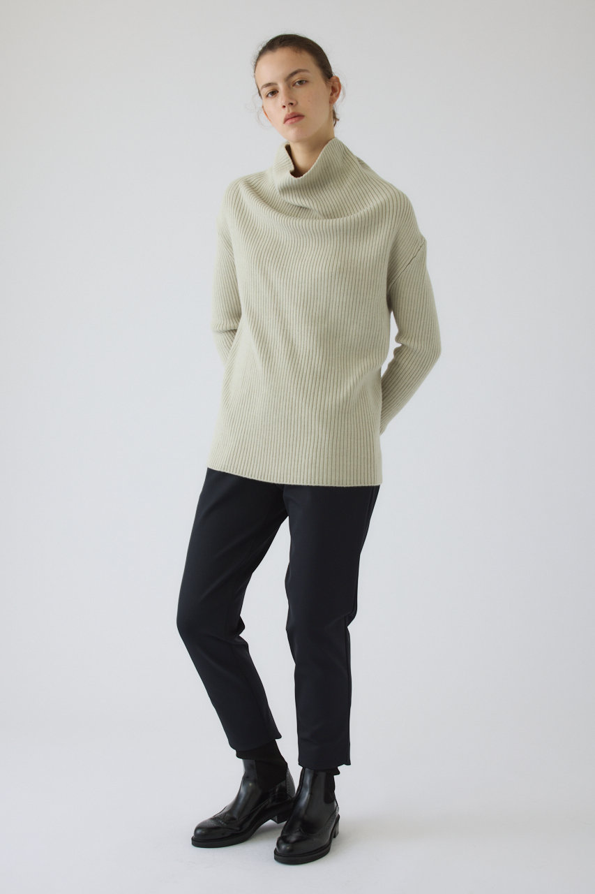 RIM.ARK High stretch slim PT/パンツ (ブラック, 36) リムアーク ELLE SHOP