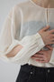 【予約販売】Open sleeve sheer SH/シャツ リムアーク/RIM.ARK