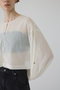 【予約販売】Open sleeve sheer SH/シャツ リムアーク/RIM.ARK