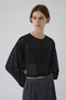 【予約販売】Open sleeve sheer SH/シャツ リムアーク/RIM.ARK ブラック