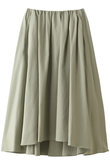 リネンビスコースギャザースカート