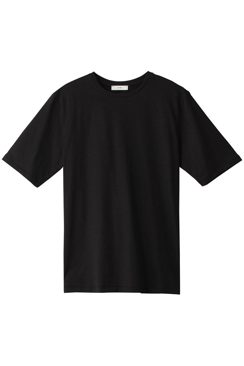 エイトン/ATONのSUVIN60/2 パーフェクトショートスリーブTシャツ(ブラック/KKAGSM0013)