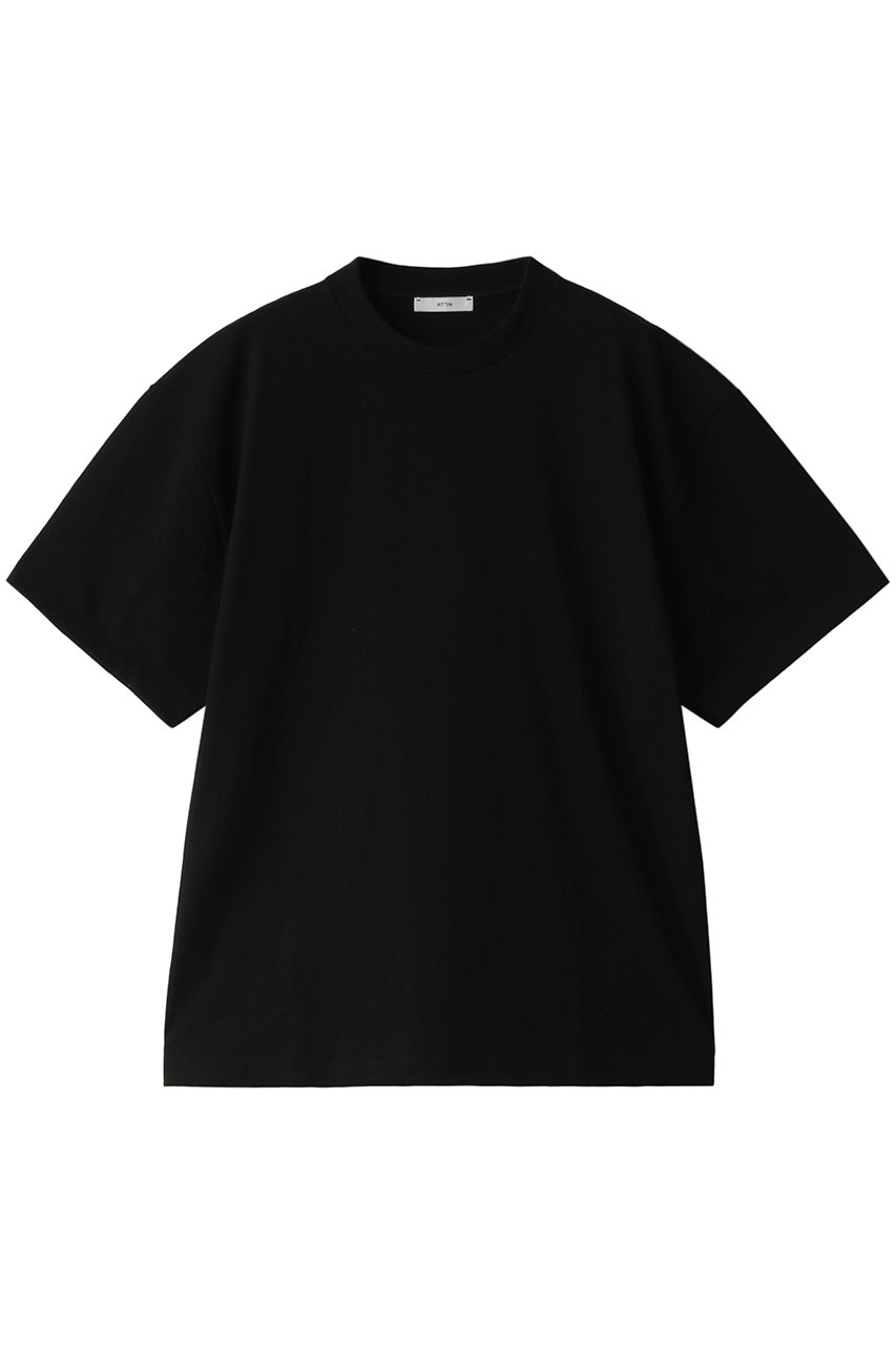 エイトン/ATONの【MEN】12/- AIR SPINNING オーバーサイズ Tシャツ(ブラック/KKAGSW0030/KKAGCM0030)