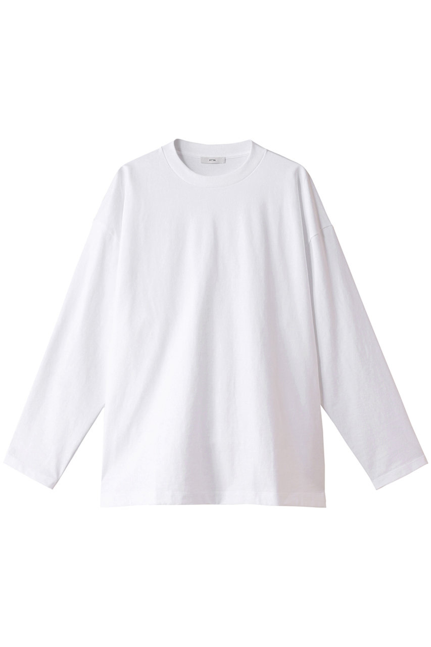 【MEN】12/- AIR SPINNING オーバーサイズ ロングスリーブ Tシャツ