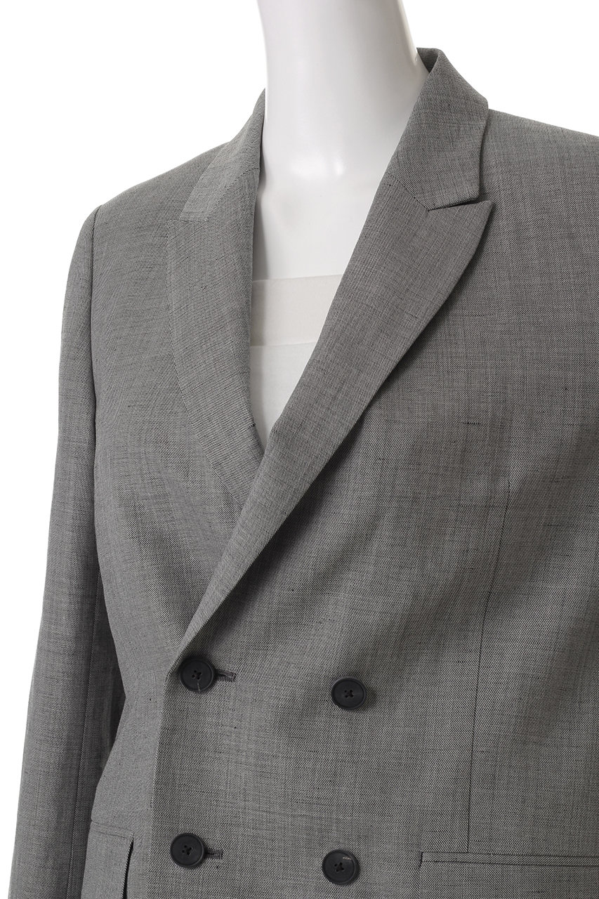 ATON(エイトン)｜WOOL LINEN SHARKSKIN ダブル ブレスト