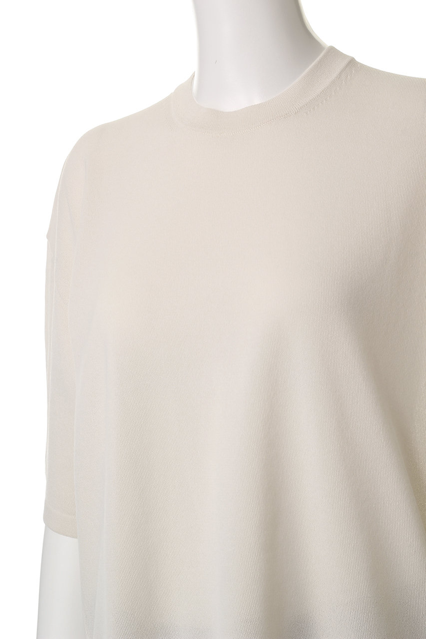 ATON クルーネック　トレーナー　キャメル ATON トレーナー スウェット (エイトン)NATURAL DYE URAKE