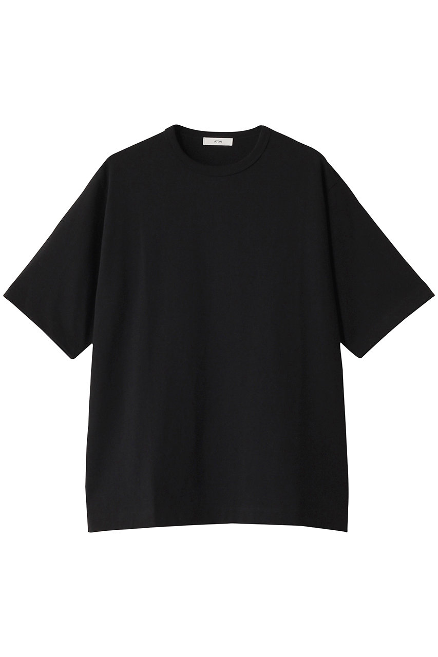 エイトン/ATONの【MEN】DRY COTTON JERSEY スタンダードTシャツ(ブラック/KKAGGM0110)