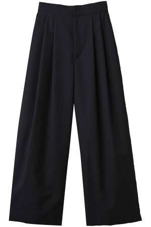 エイトン/ATONのWOOL TROPICAL ワイド イージー パンツ(110600/110601)