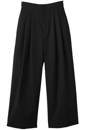 エイトン/ATONのWOOL TROPICAL ワイド イージー パンツ(110600/110601)