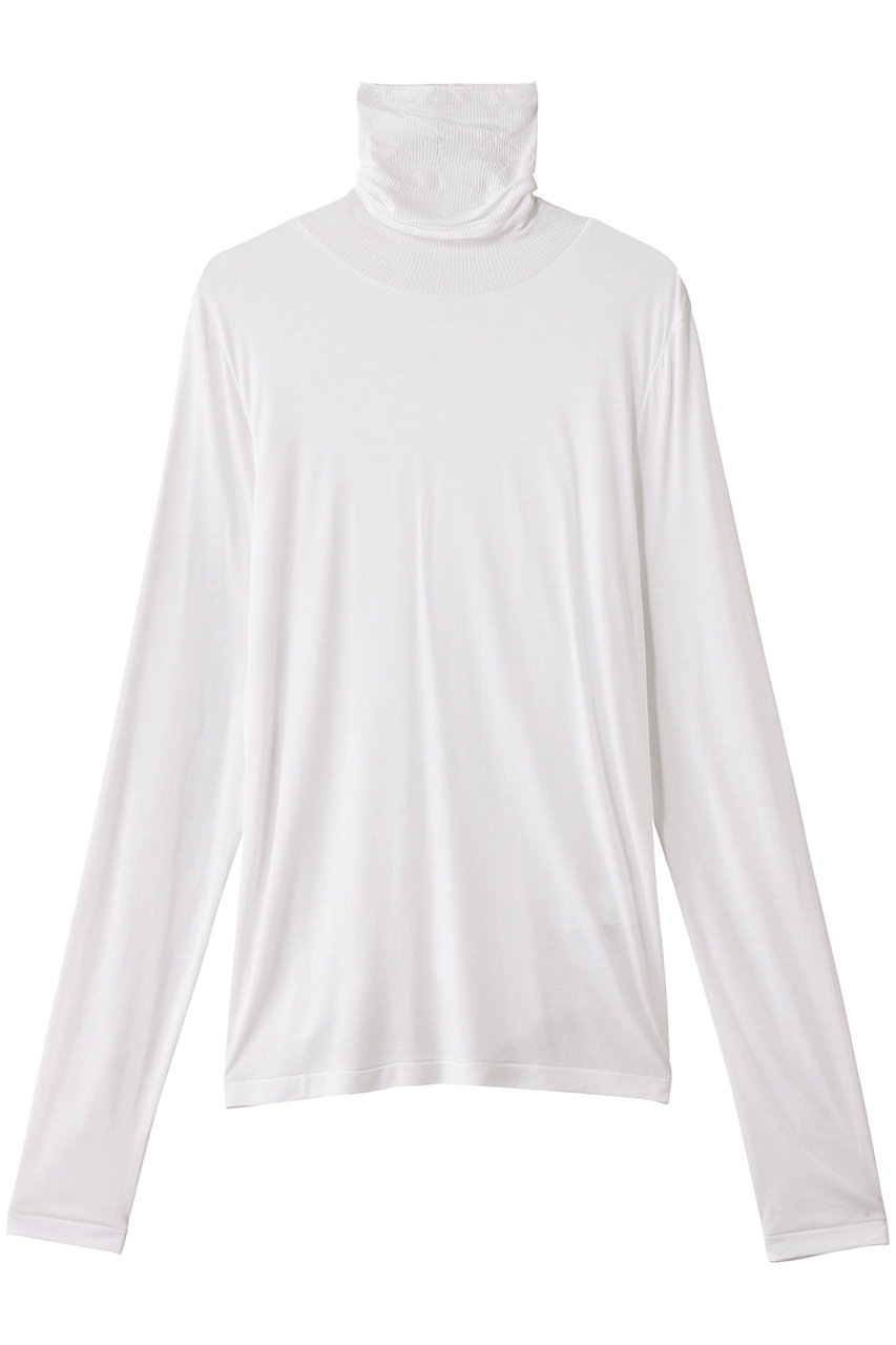 MODAL SILK ジャージー タートルネック