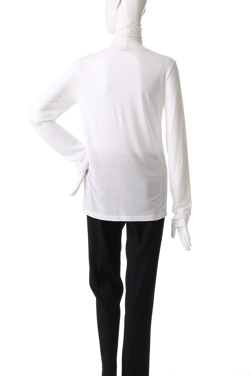 新作完売 ATON モーダルシルクジャージ タートルネック エイトン ATON(エイトン)｜MODAL SILK ジャージー タートルネック/ホワイト の