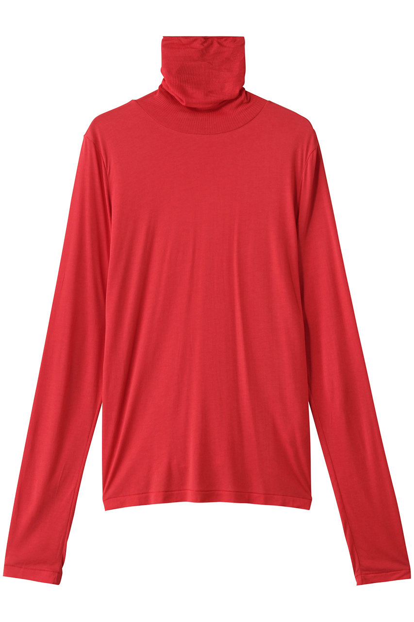 MODAL SILK ジャージー タートルネック