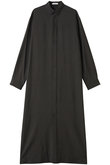 SILK SUEDE  ボタンダウン シャツ ドレス