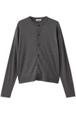 GARMENT DYED CASHMERE SILK クルーネックカーディガン