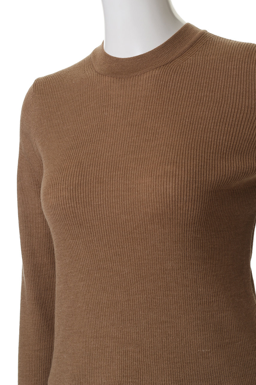 トップス ATON RAMIE WOOL RIB | HENRYNECK SWEATER トップス ATON RAMIE WOOL RIB | HENRYNECK SWEATER ATON