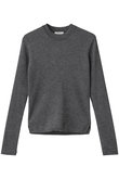 RAMIE WOOL リブモックネックセーター