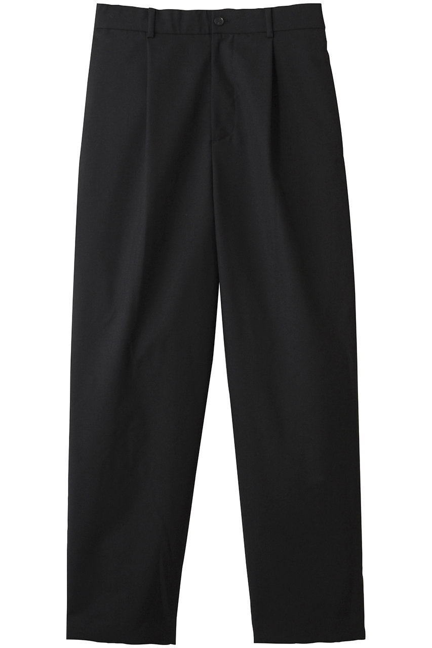 ATON 【MEN】WOOL TORPICAL ルーズフィットパンツ (ブラック, 04) エイトン ELLE SHOP ATON 【MEN】WOOL TORPICAL ルーズフィットパンツ (ブラック, 04) エイトン ELLE SHOP