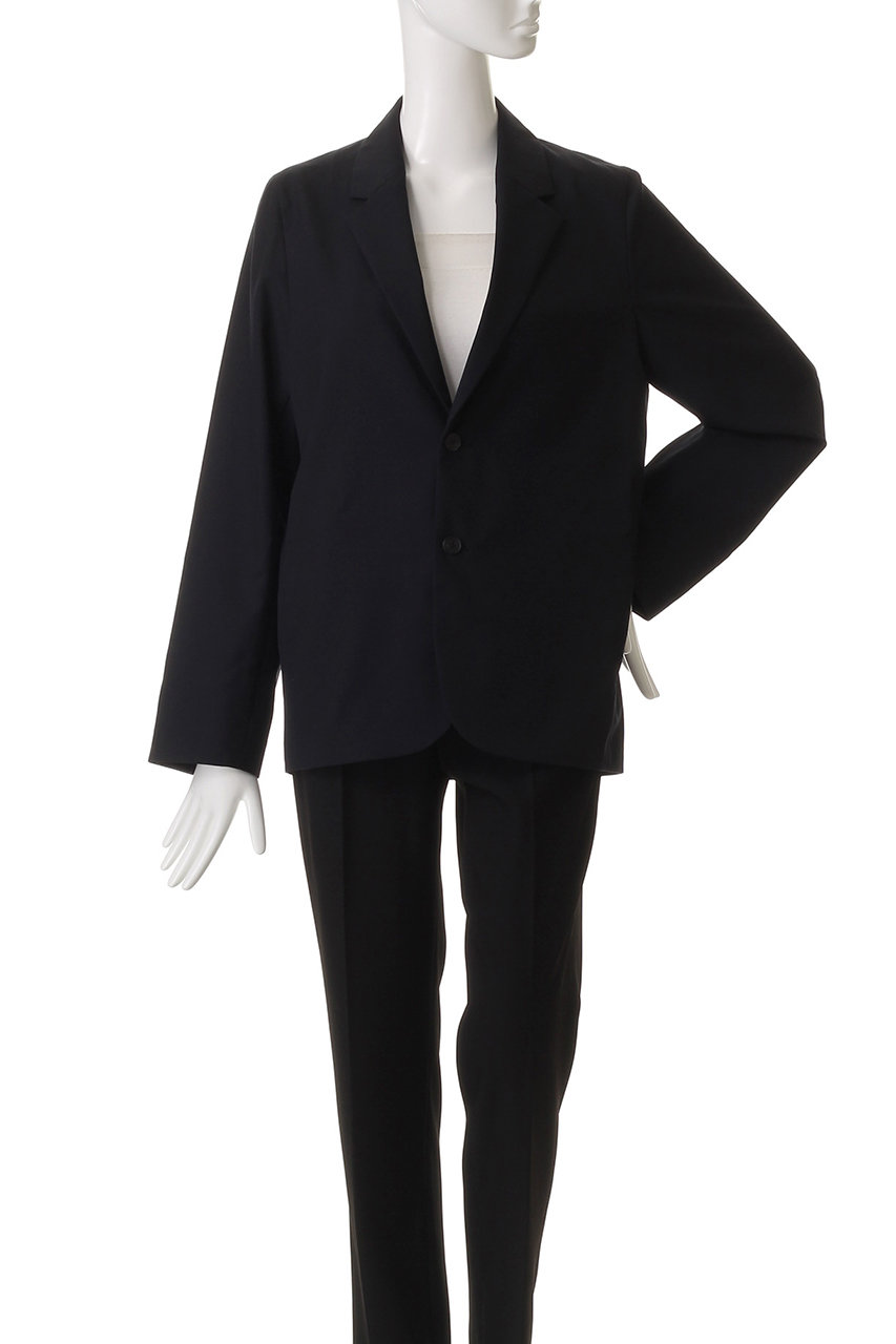 ATON(エイトン)｜WOOL TROPICAL テーラード ジャケット/ネイビー