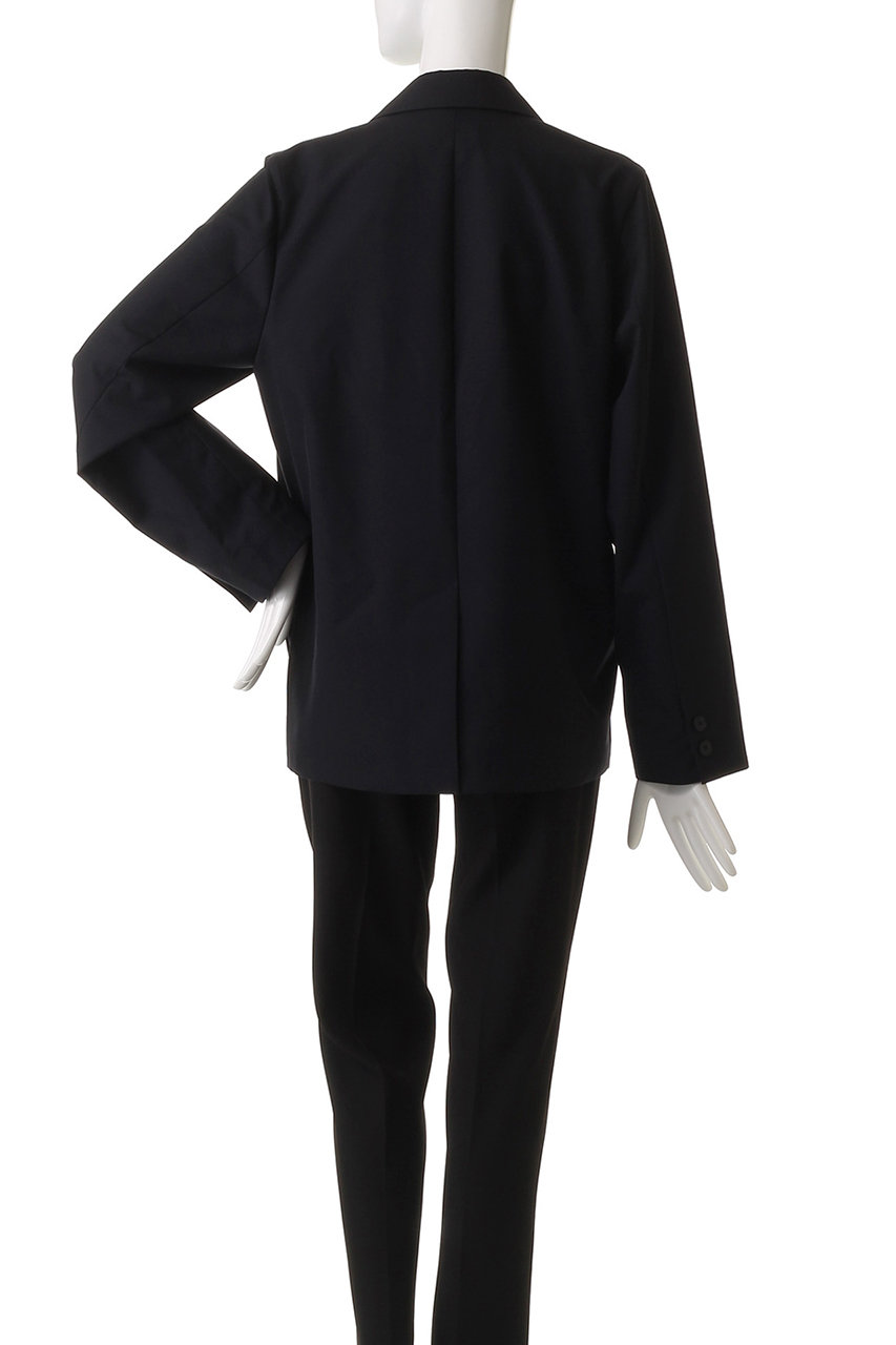 ATON(エイトン)｜WOOL TROPICAL テーラード ジャケット/ネイビー の