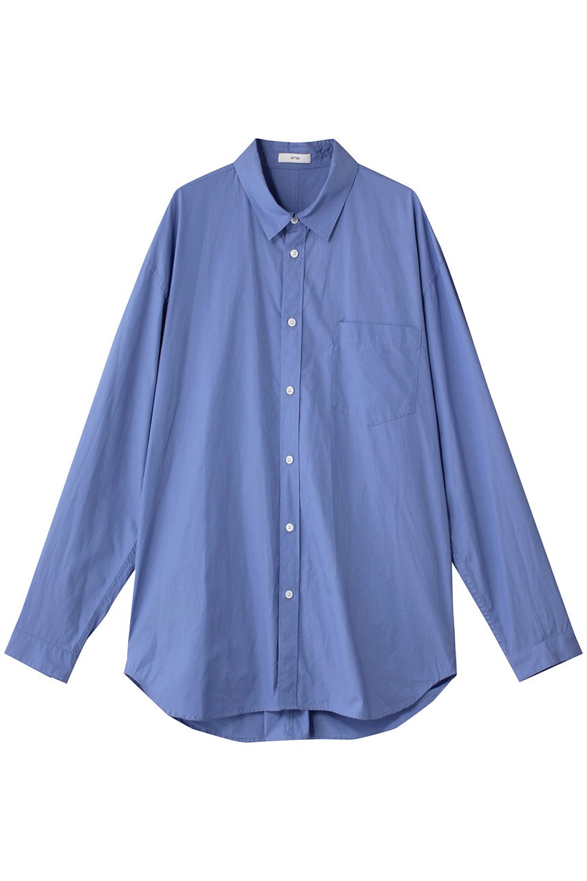 タグ付き新品　ATON エイトン　シャツ ATON シャツ 「ATON/エイトン」GIZA STRIPE OVERSIZED SHIRT