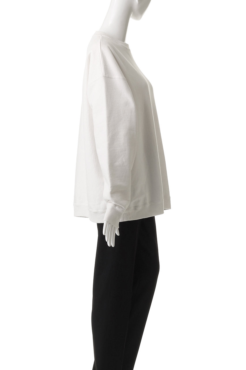 ATON ホワイト スウェット ATON - 【残り一点】Garment Dyed Urake Oversized Sweatshirt