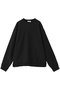 【UNISEX】GARMENT DYED 裏毛オーバーサイズ スウェットシャツ エイトン/ATON ブラック
