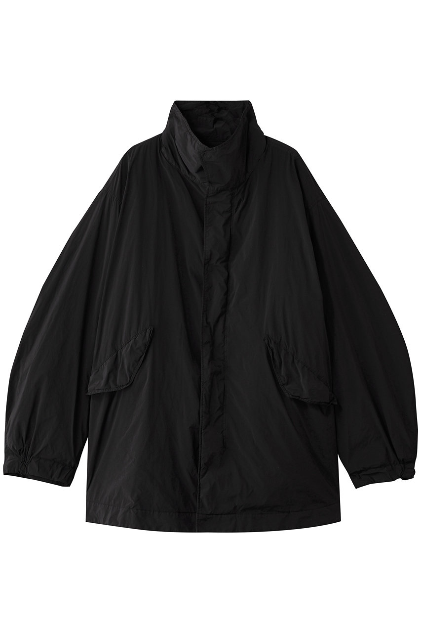 ATON 【UNISEX】AIR WEATHER ショートモッズコート (ブラック, 04) エイトン ELLE SHOP ATON 【UNISEX】AIR WEATHER ショートモッズコート (ブラック, 04) エイトン ELLE SHOP