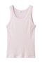 RECYCLE SUVIN リブ タンクトップ エイトン/ATON ピンク