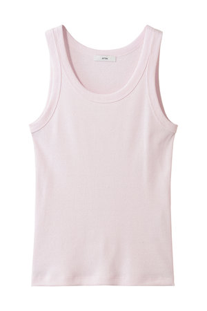 エイトン/ATONのRECYCLE SUVIN リブ タンクトップ(110100/110101)