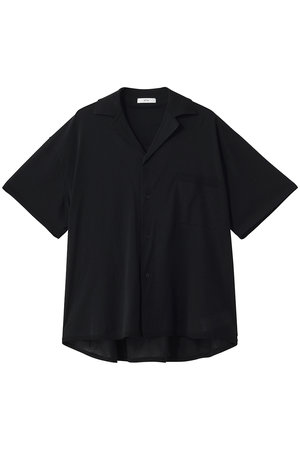 エイトン/ATONのHIGH TWIST コットン ニット シャツ(110300/110301)