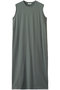 SUVIN 60/2 タンクトップ ドレス エイトン/ATON カーキ