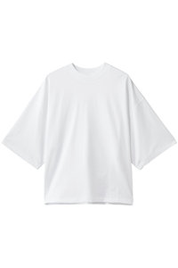 ATON(エイトン)｜SUVIN 60/2 キャップ スリーブ Tシャツ/ホワイト の