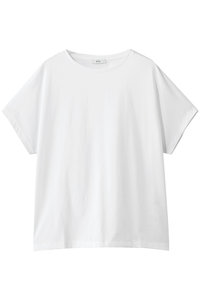 ATON/エイトン SUVIN 60/2 CAP SLEEVE Tシャツ ATON(エイトン)｜SUVIN 60/2 ワイド スリーブ Tシャツ/ホワイト の通販