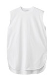 DRY コットン ジャージー ラウンド ヘム タンクトップ