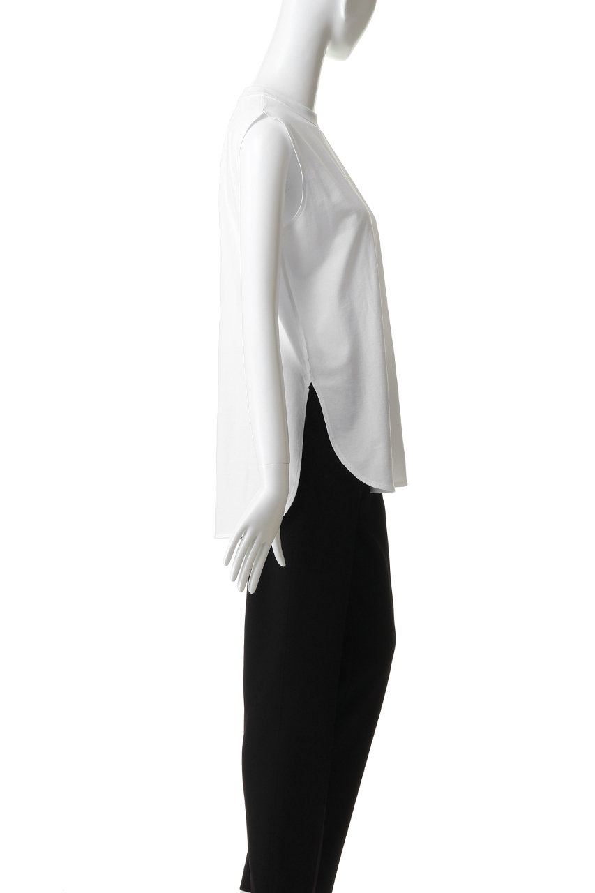 ATON ラウンド ヘム タンクトップ ブラック 23SS✨ DRY COTTON JERSEY | ROUND HEM TANK TOP – ATON | エイトン