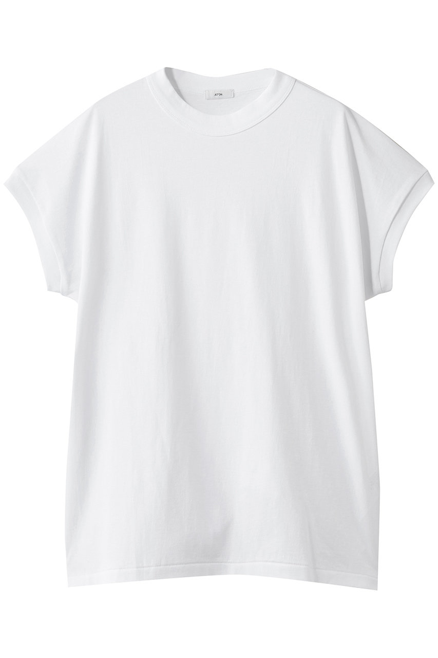 エイトン/ATONのDRY コットン ジャージー オーバーサイズ プルオーバー(ウェイト/KKAGLM0118)