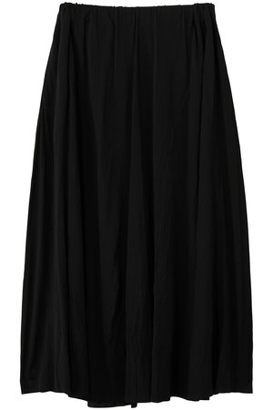 エイトン/ATONのSHRINK FRESCA ジャージー ギャザード スカート(110700/110703)