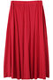 SHRINK FRESCA ジャージー ギャザード スカート エイトン/ATON レッド