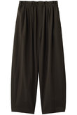 WOOL GABARDINE ワイドテーパード パンツ
