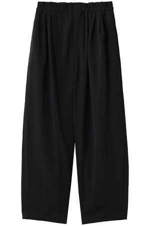 エイトン/ATONのWOOL GABARDINE ワイドテーパード パンツ(110600/110601)