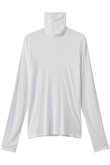 MODAL SILK JERSEY タートルネック プルオーバー