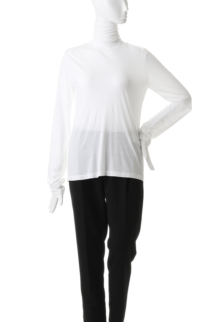 ATON(エイトン)｜MODAL SILK JERSEY タートルネック プルオーバー